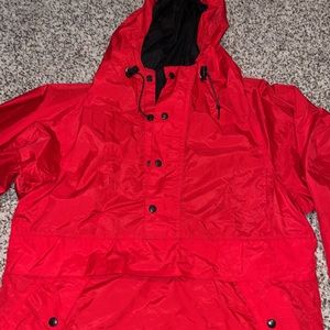 Vintage REI Co-op Red Anorak Windbreak/Water Resistant Jacket Men’s sz S